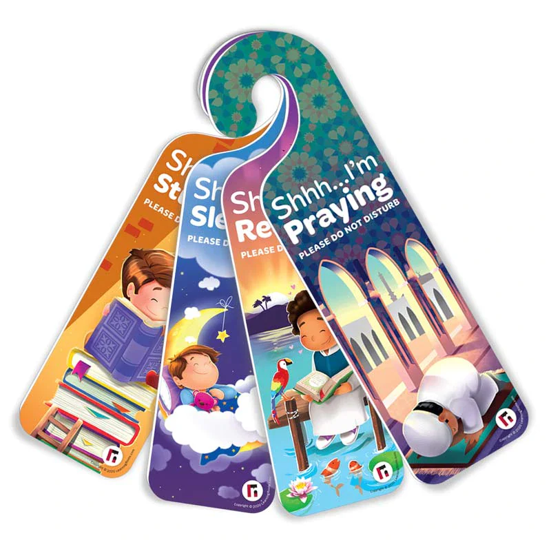 Quiet Please! Pack of 4 Do Not Disturb Signs - Image 5