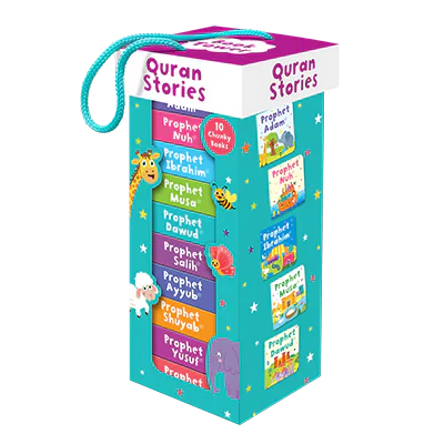 Quran Stories Book Tower (Set of 10 Chunky Board Books)