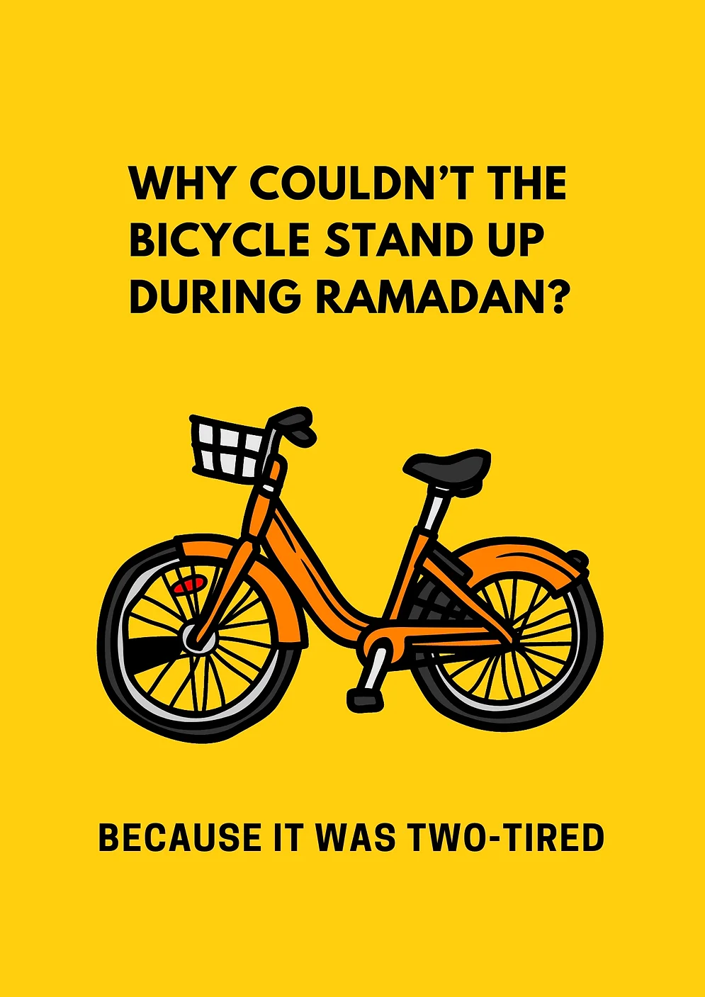Ramadan Bicycle Card