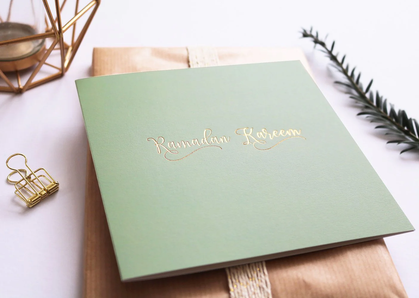 Ramadan Kareem Card - Gold Foiled