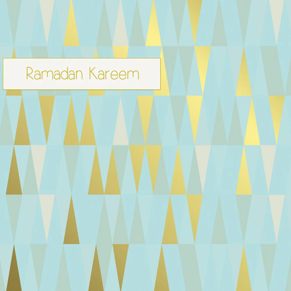 Ramadan Kareem Card - Powder Blue