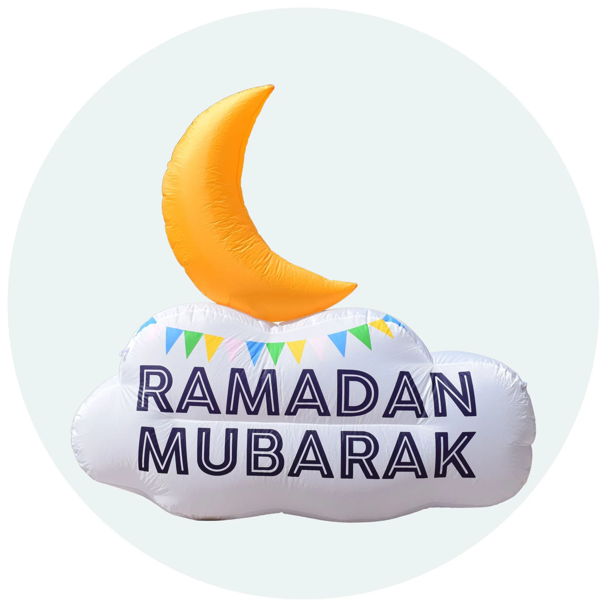 Reversible Ramadan / Eid Inflatable Crescent