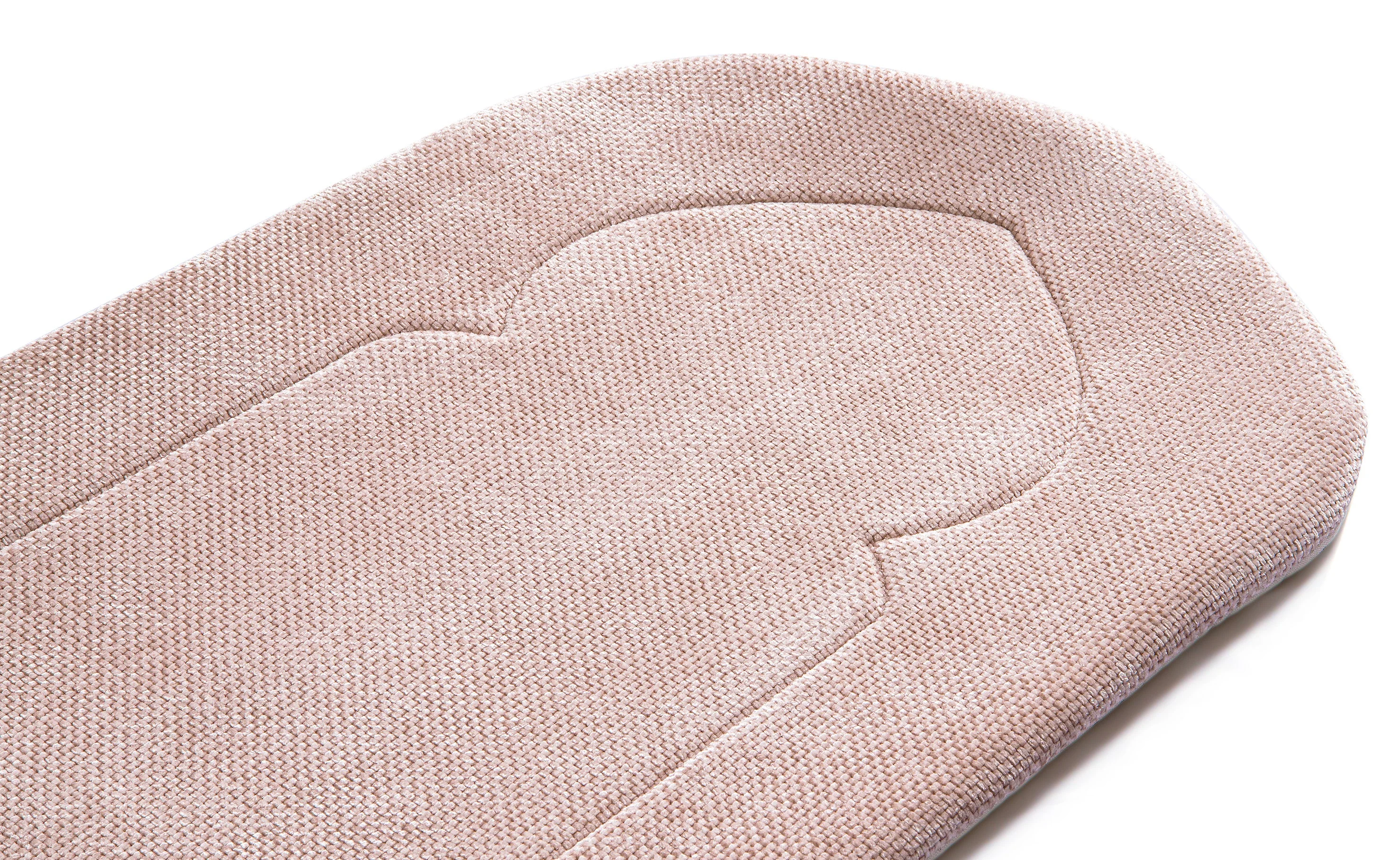Rosy Arched Plain Premium Padded Prayer Mat - Urban Rugs® - Image 3