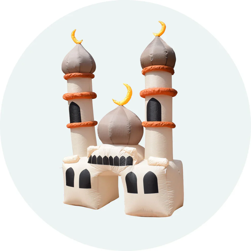 Royal Brown Mosque Inflatable - Image 2