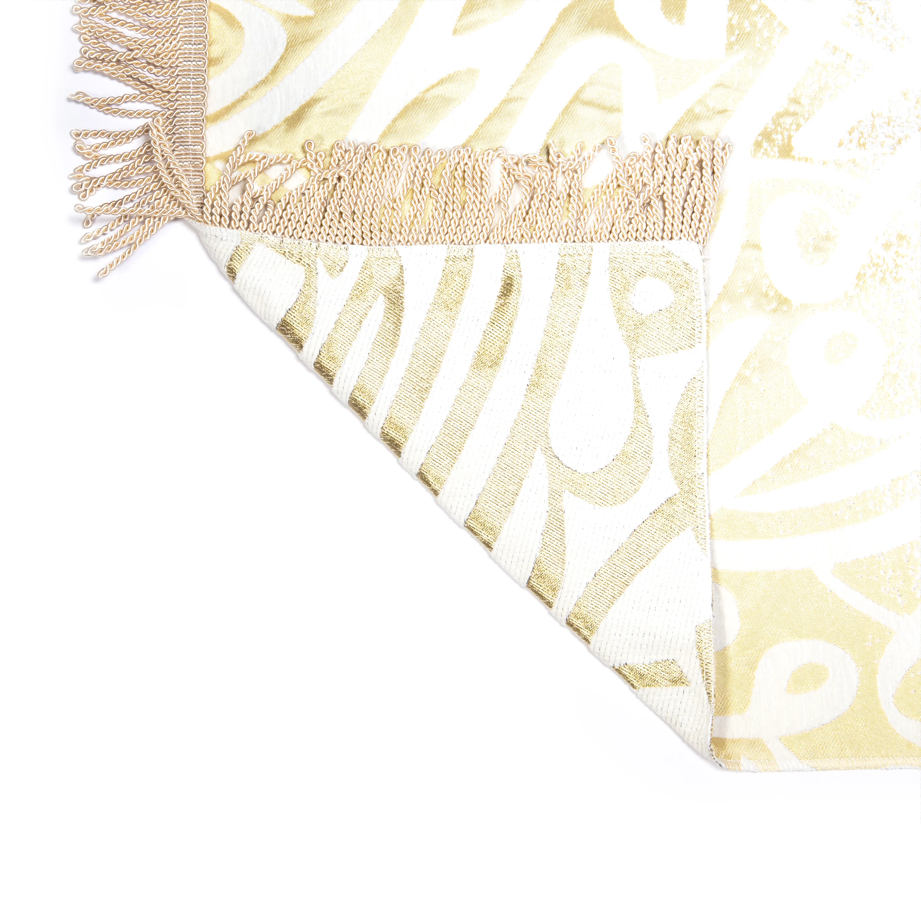 Salah Prayer Mat - Calligraphy - Beige - Image 3