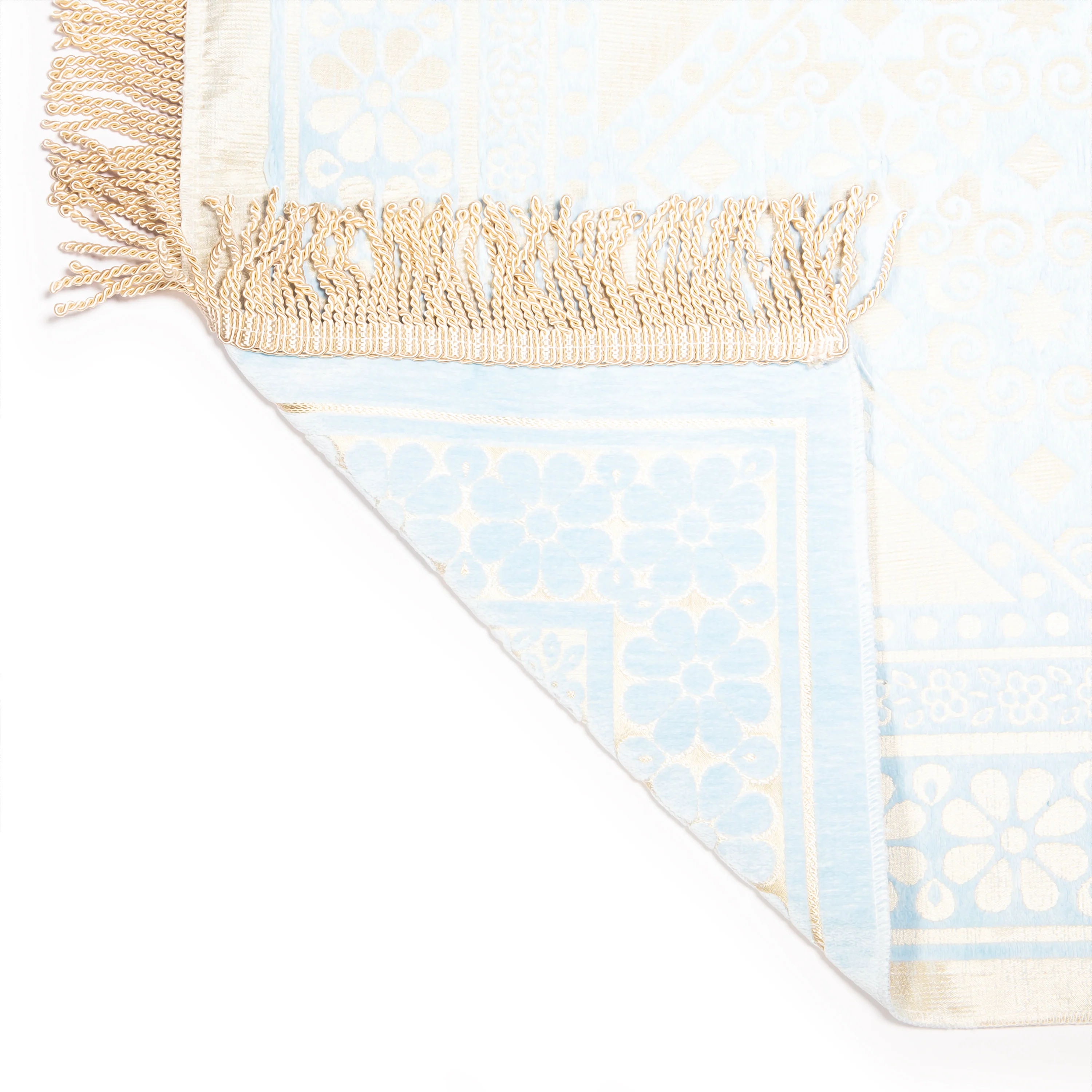 Salah Prayer Mat - Geometric Mosaic - Baby Blue - Image 2