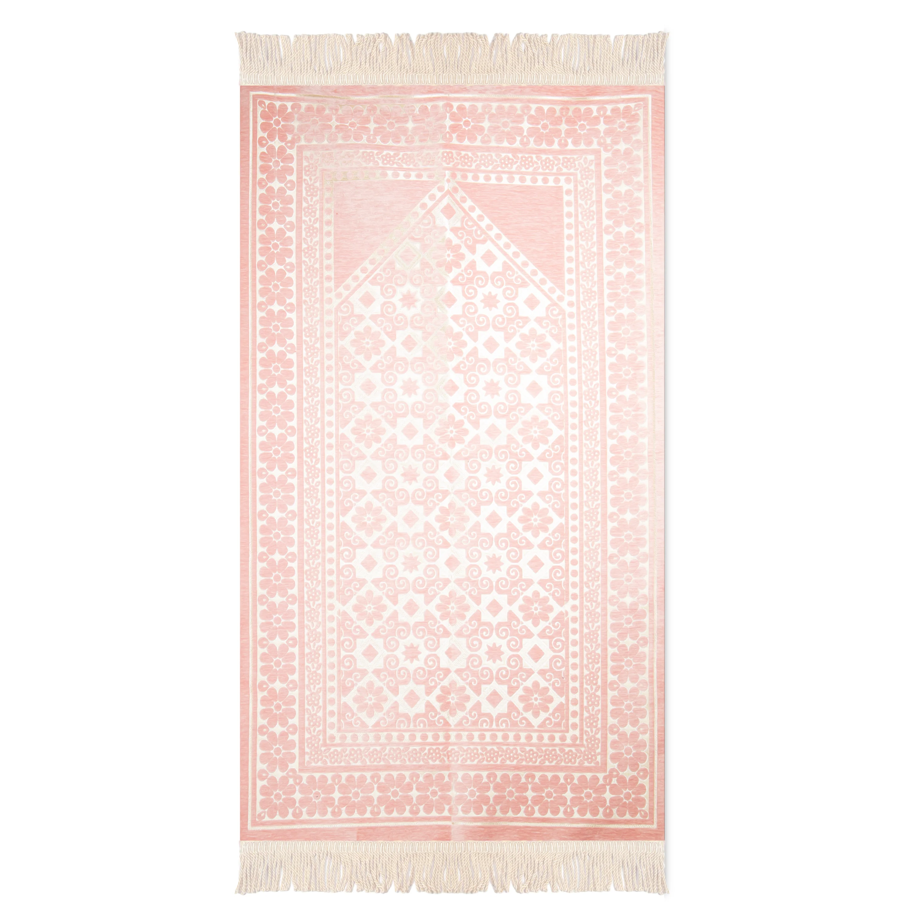 Salah Prayer Mat - Geometric Mosaic - Pink