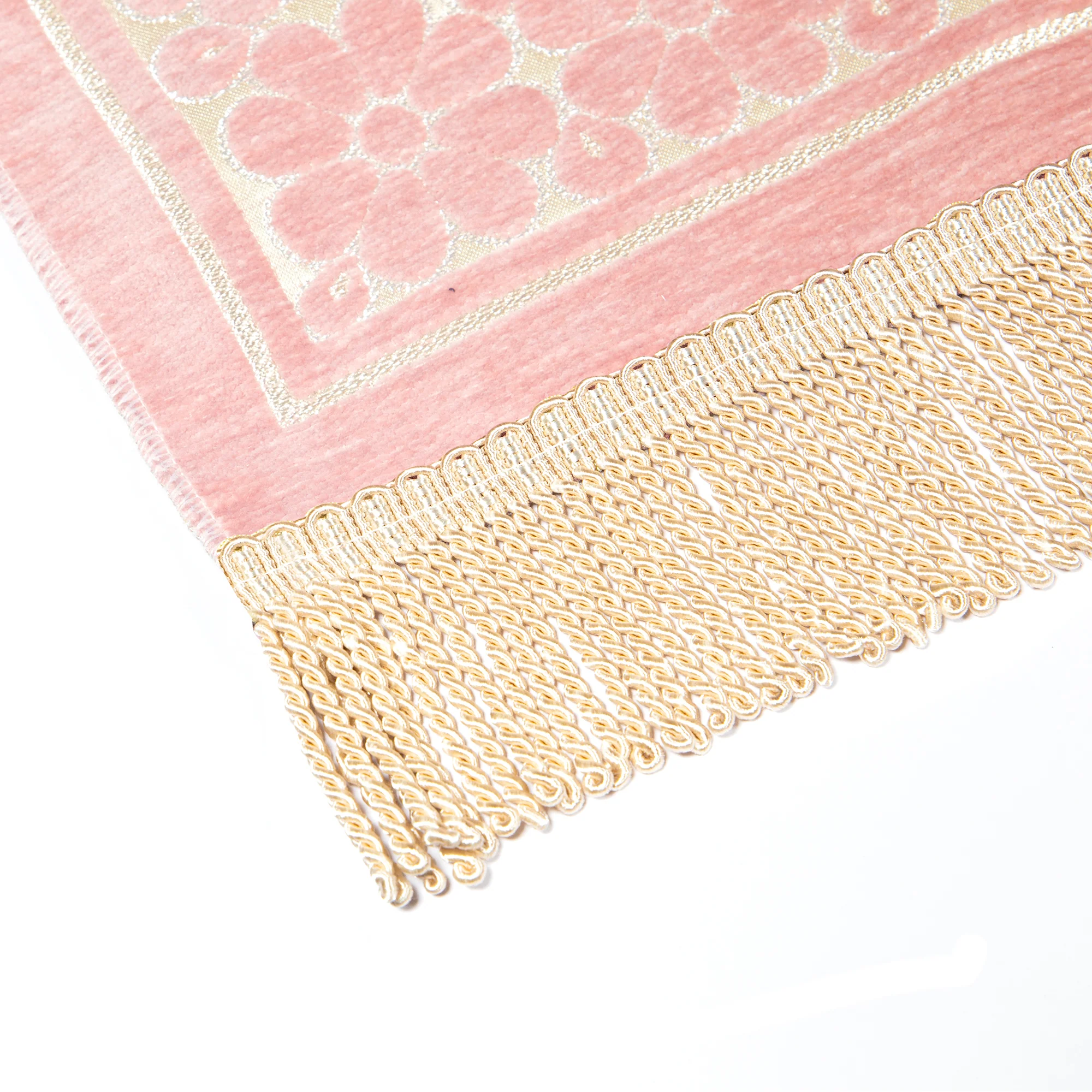 Salah Prayer Mat - Geometric Mosaic - Pink - Image 4