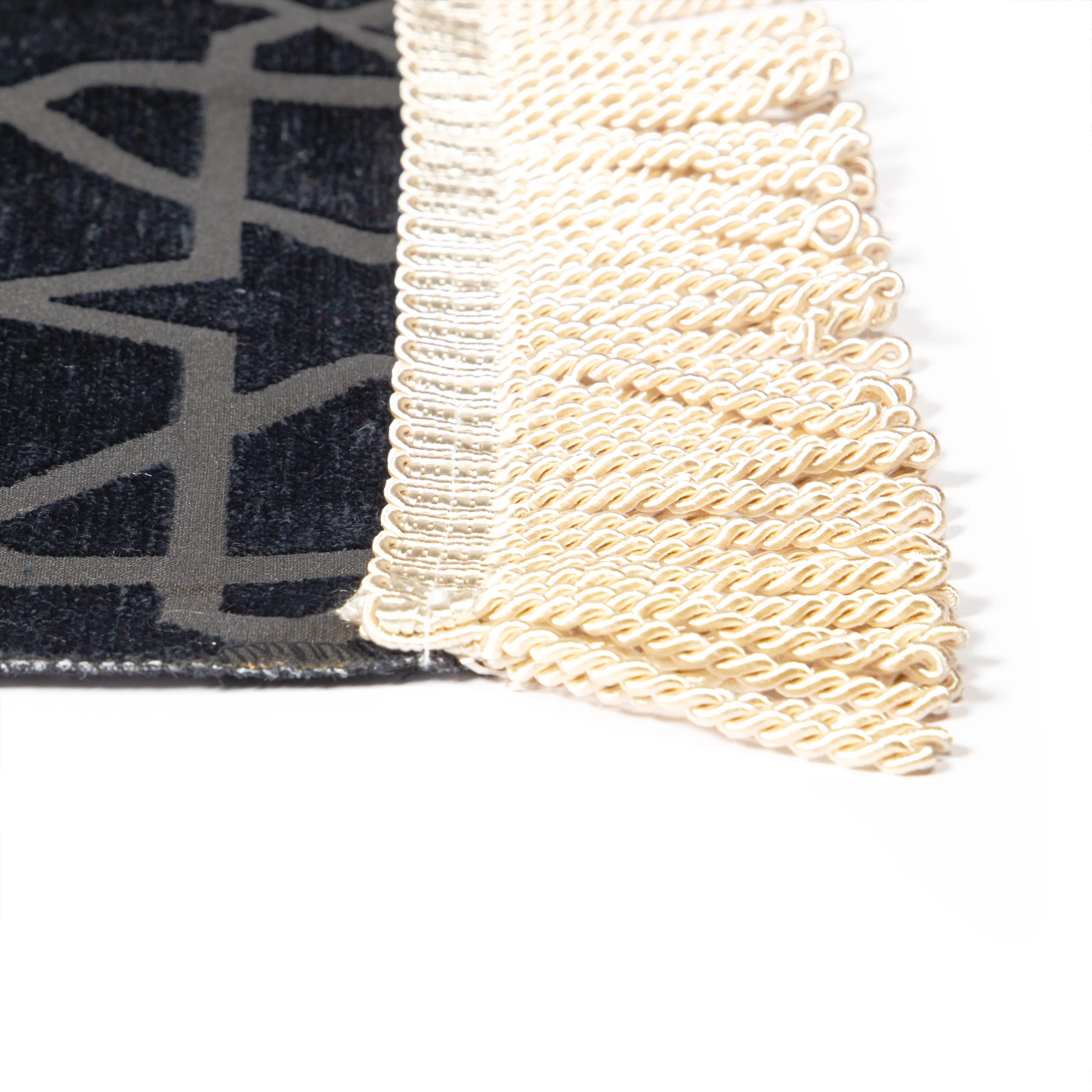 Salah Prayer Mat - Kaaba Geometric - Black - Image 3