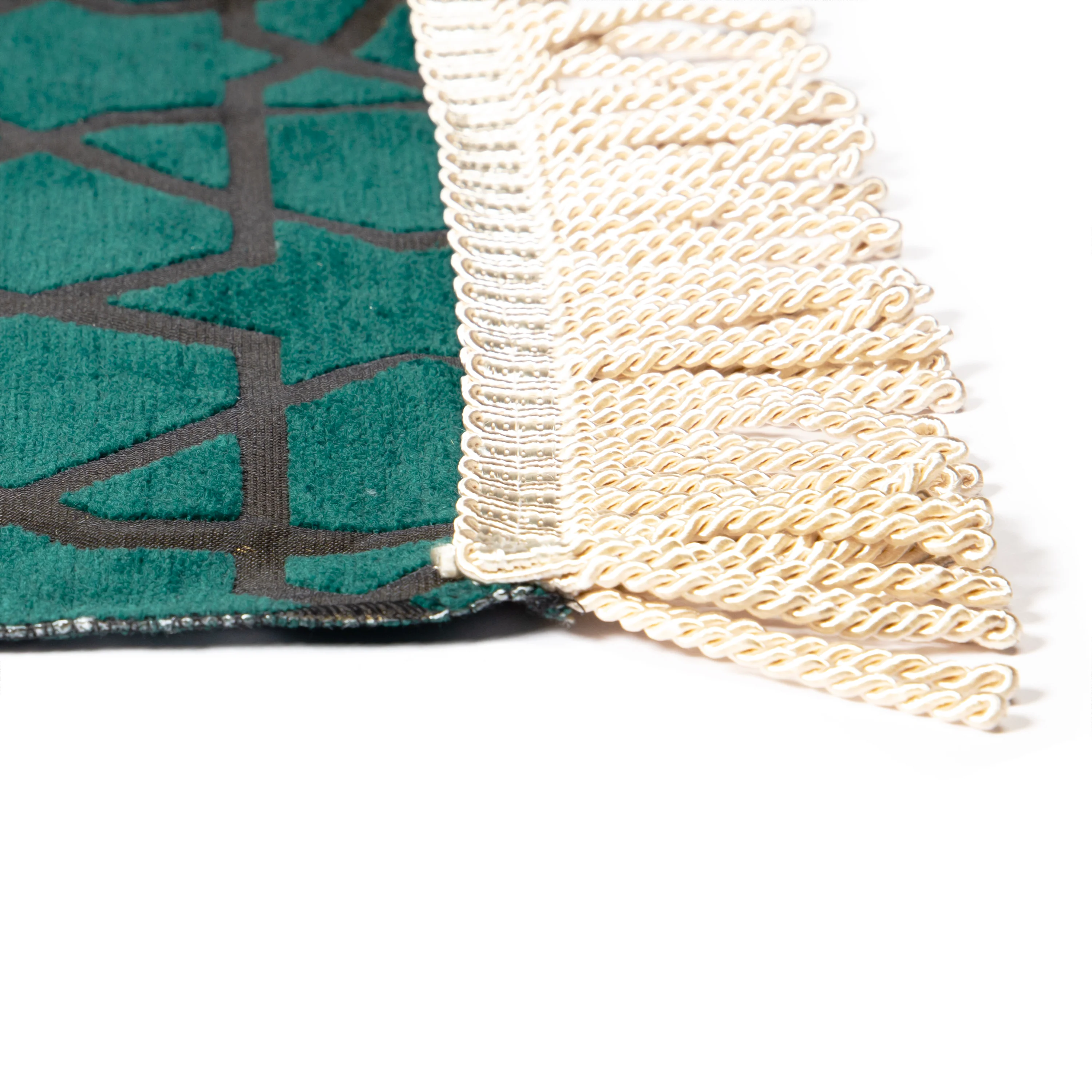 Salah Prayer Mat - Kaaba Geometric - Green - Image 3