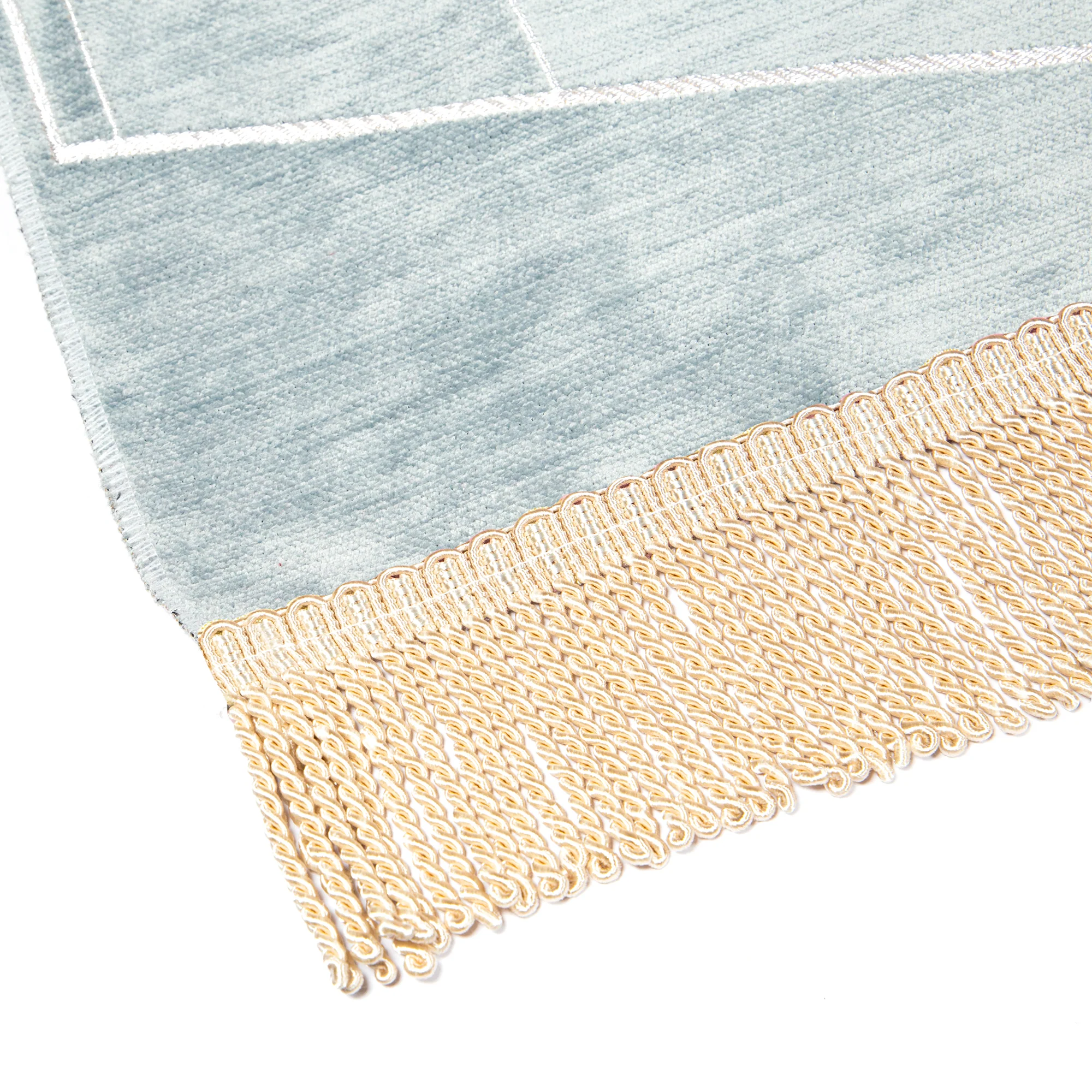 Salah Prayer Mat - Kaaba Geometric - Grey - Image 4