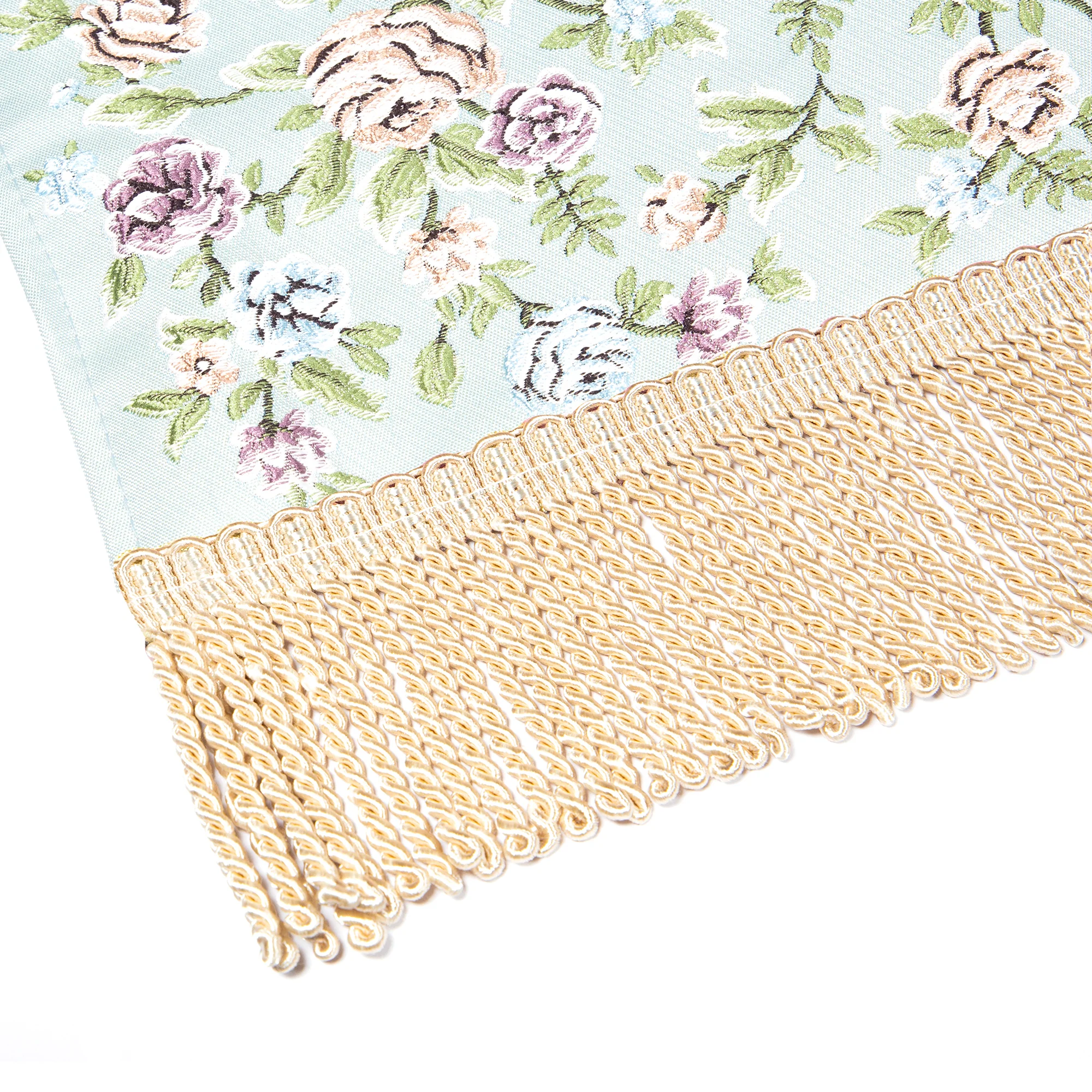 Salah Prayer Mat - Majestic Floral - Baby Blue - Image 4
