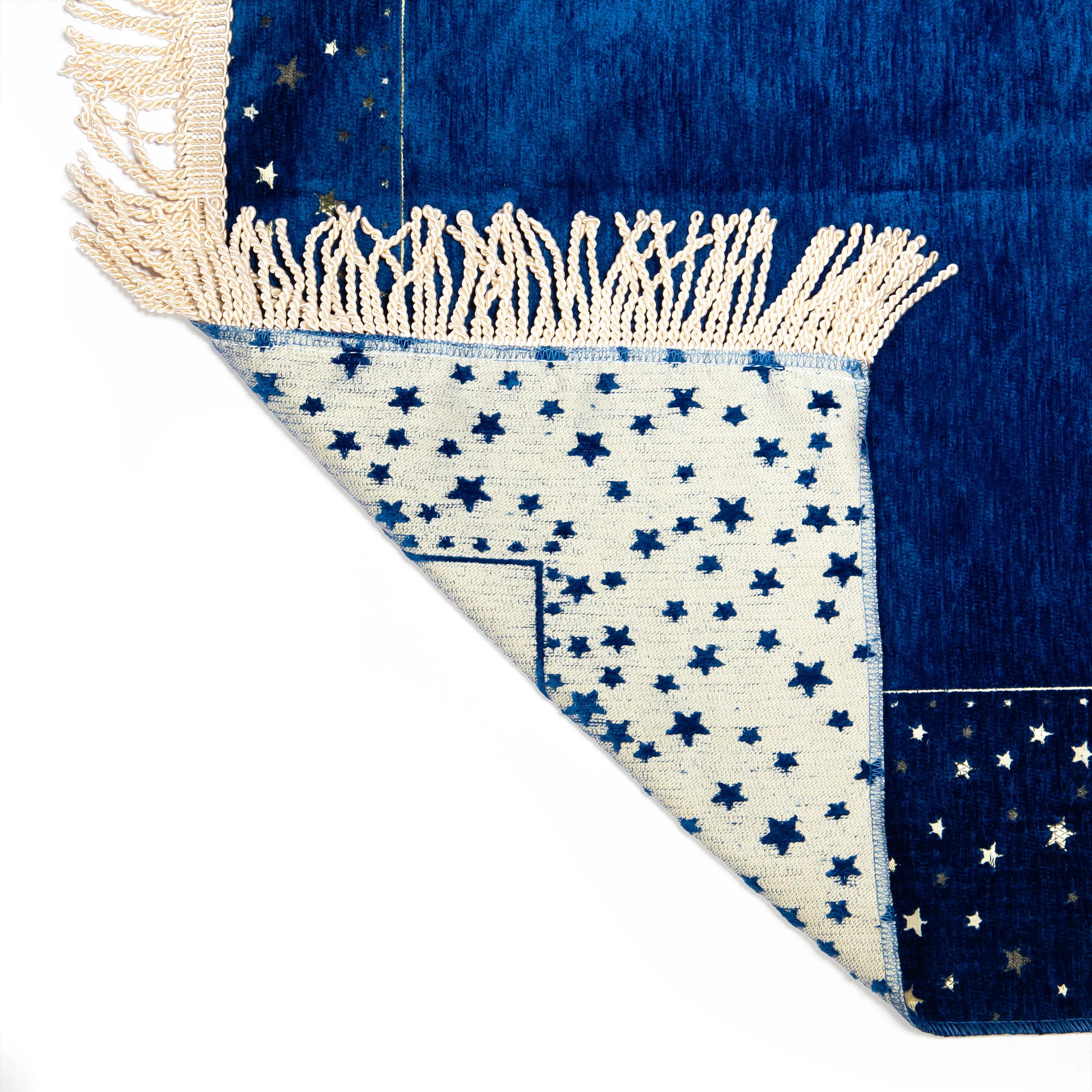 Salah Prayer Mat - Stars - Royal Blue - Image 2