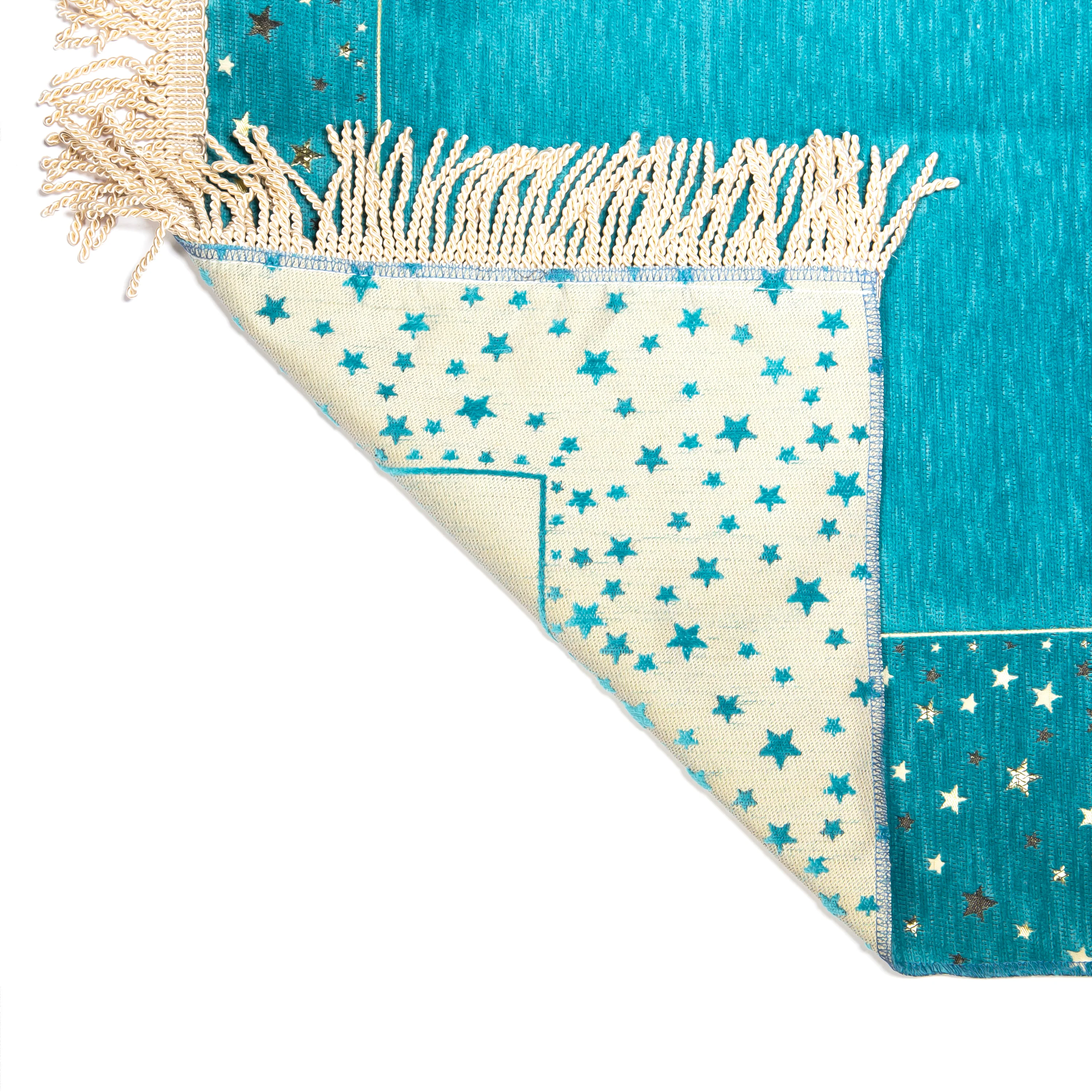Salah Prayer Mat - Stars - Turquoise - Image 2