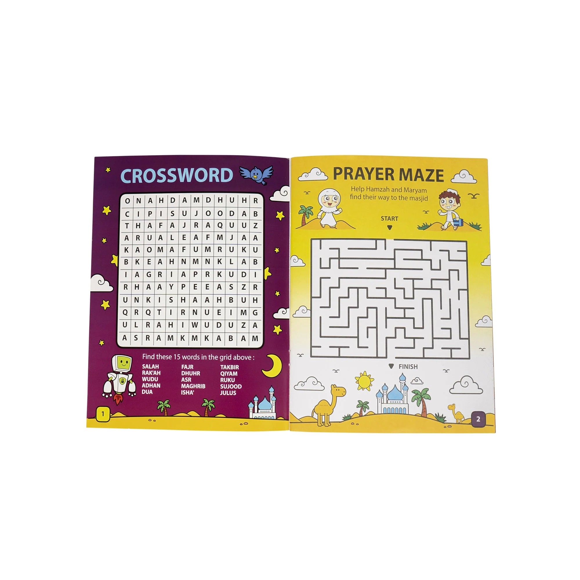 My Salah Mat - Smart Interactive Kids Prayer Mat - Pink - Image 9