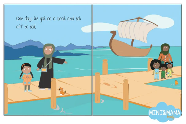 Story of Prophet Yunus (by Mini and Mama) - Hardback - Image 3