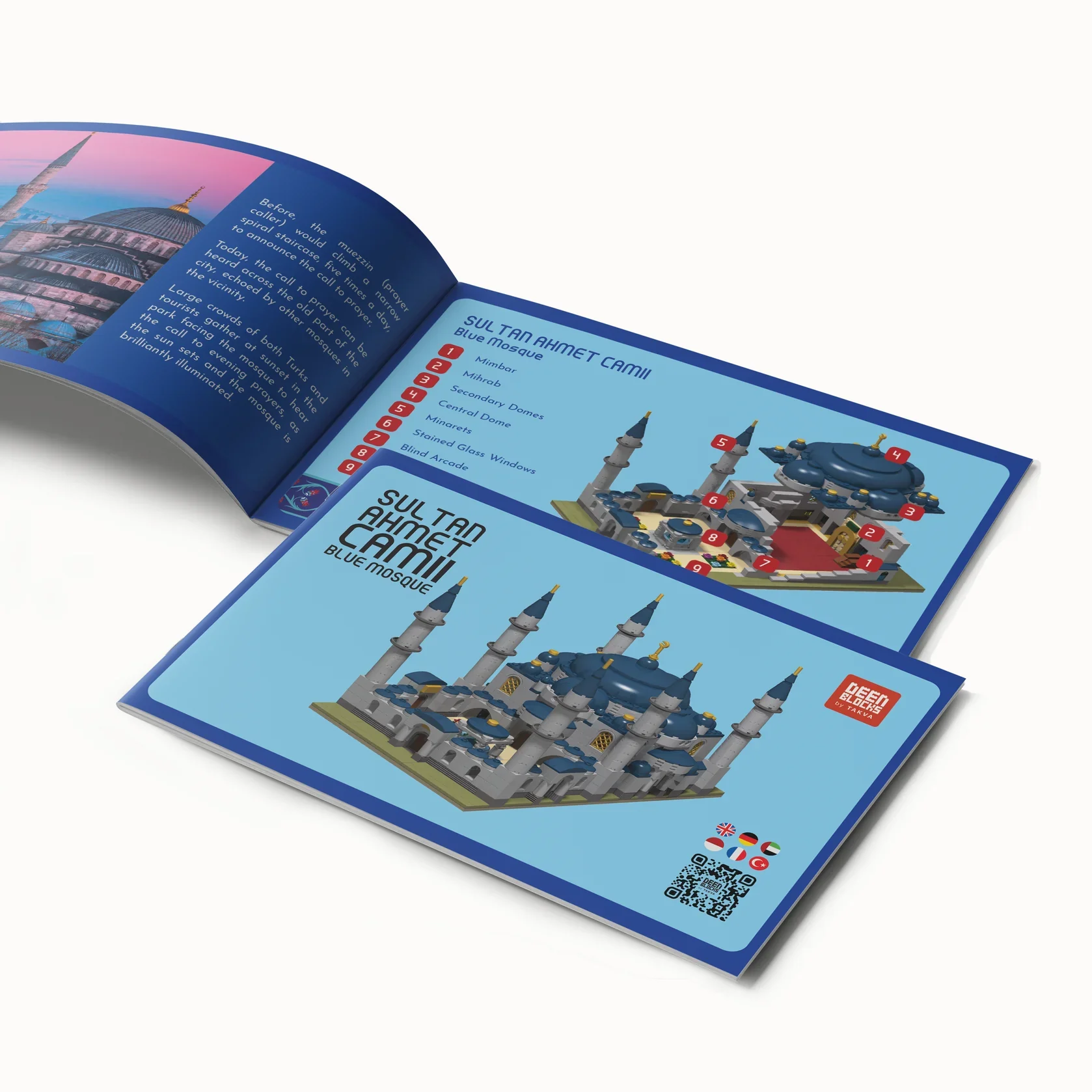 Sultan Ahmet Camii Blue Mosque | Build and Learn Educational Building Blocks Toy - Image 3