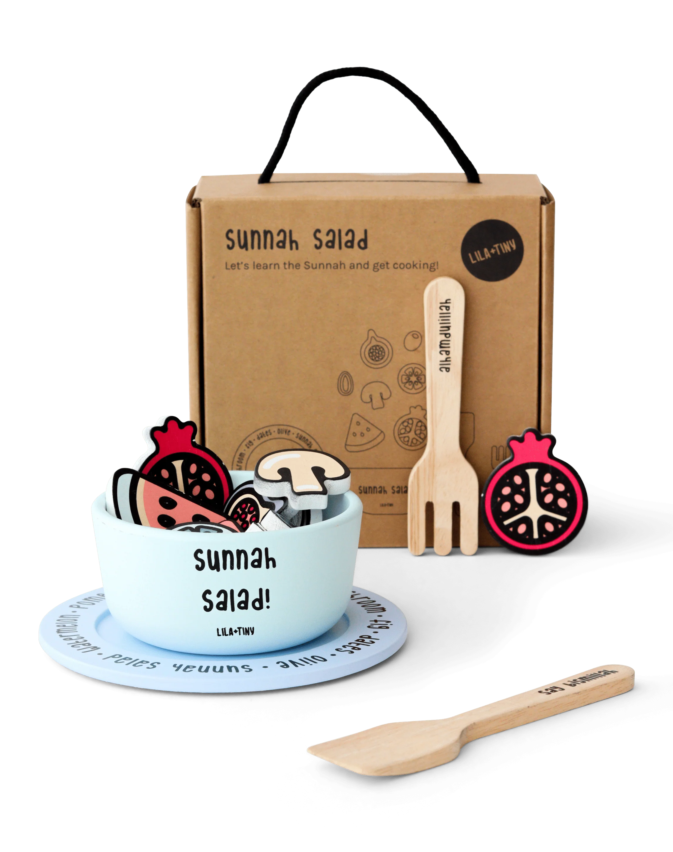 Sunnah Salad Wooden Set