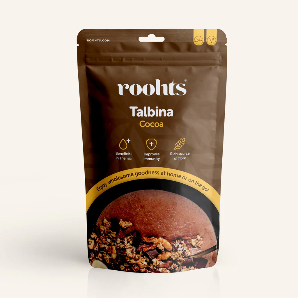 Talbina (Barley Flour) Porridge - Cocoa - 200g - by Roohts