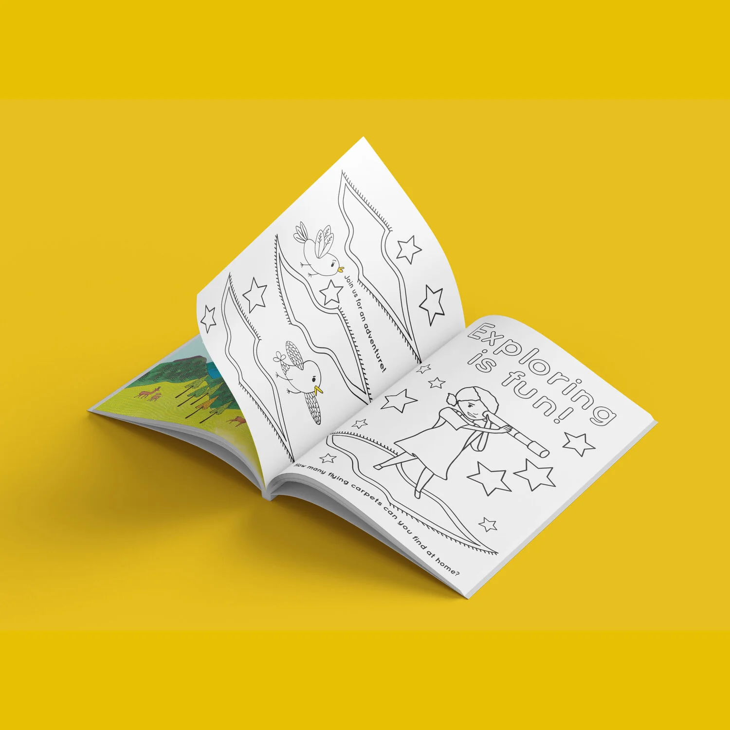 The Flying Carpet Colouring Book - Image 4