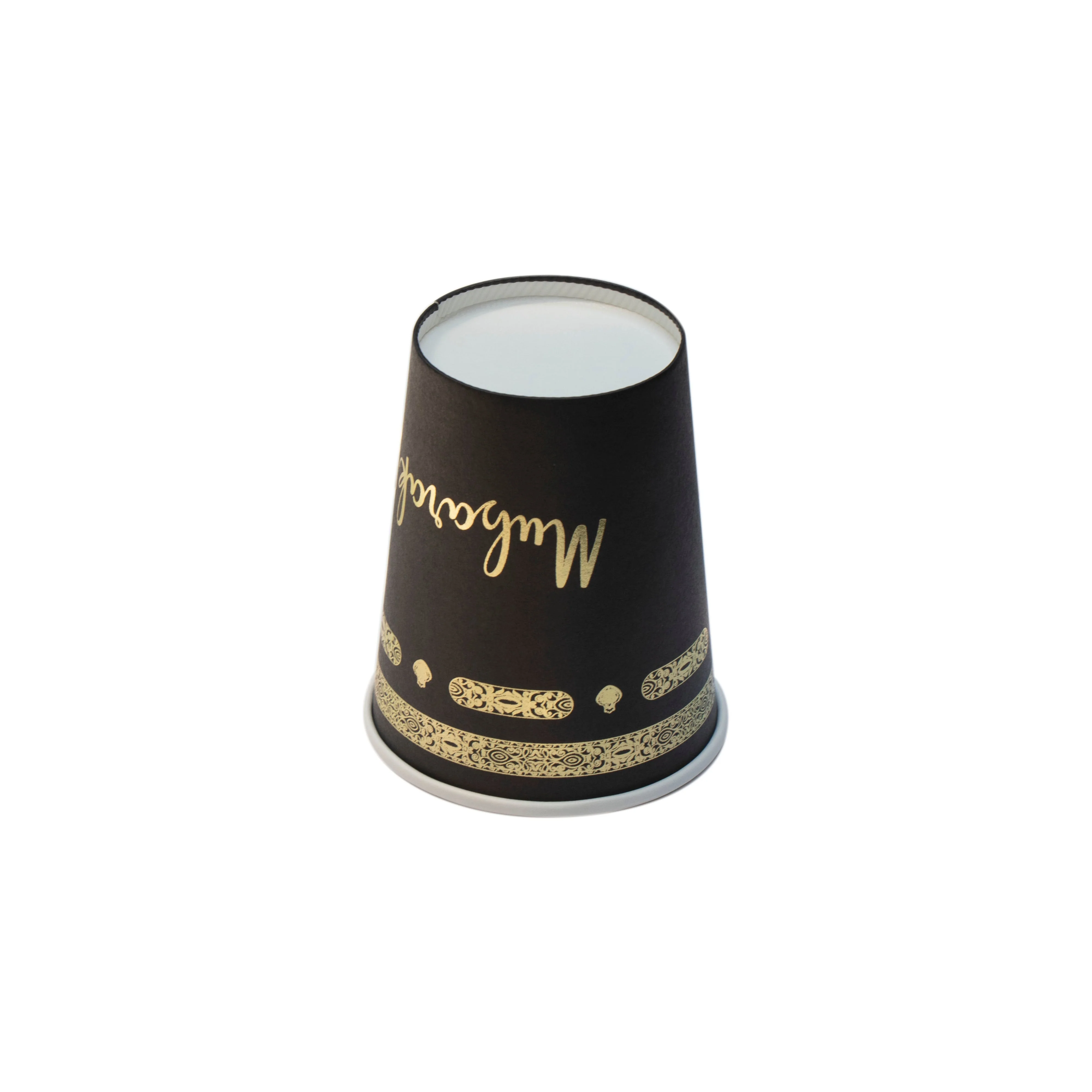 Umrah Mubarak Gold Stamping Foil Paper Cup - Image 3
