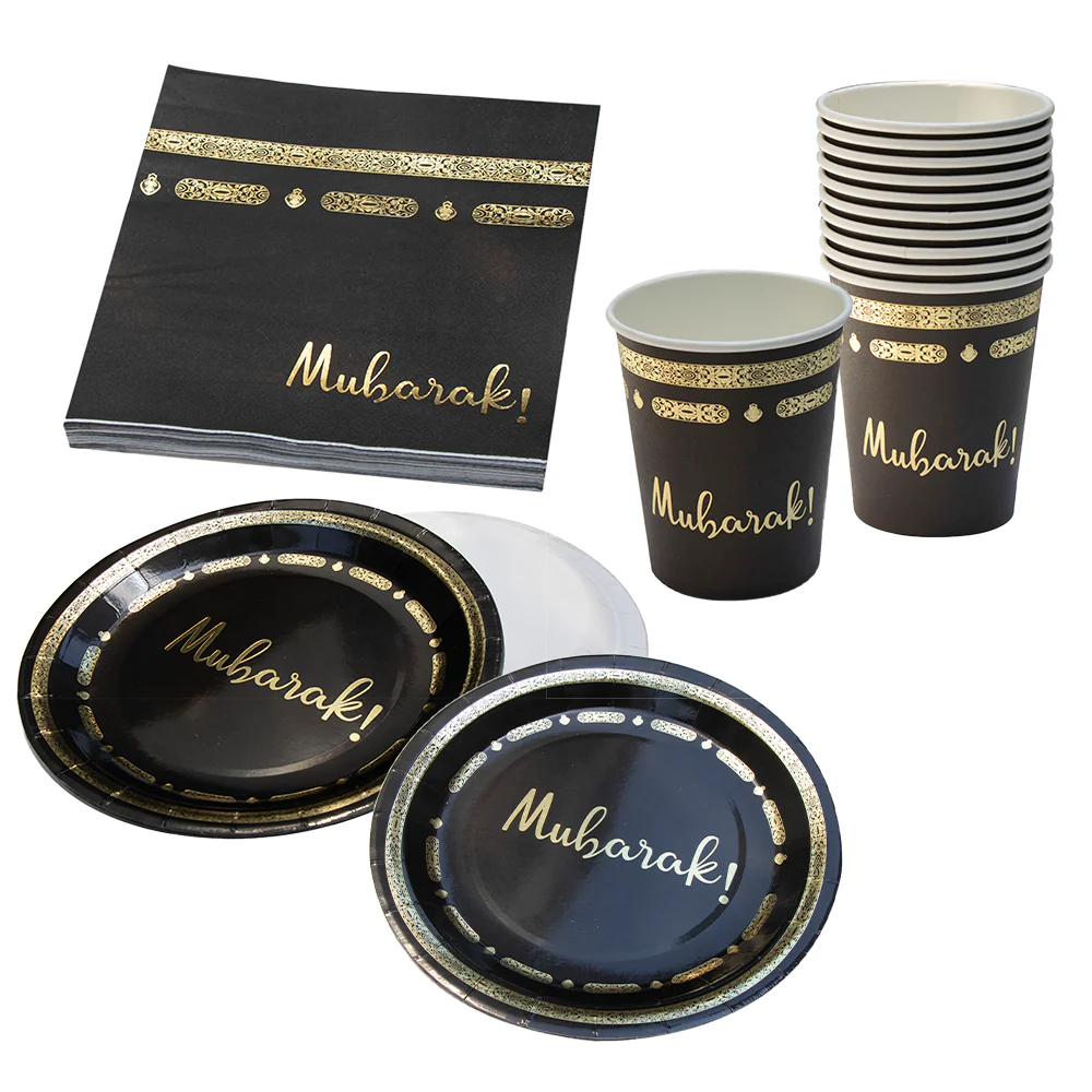 Umrah Mubarak Gold Stamping Foil Paper Cup - Image 5