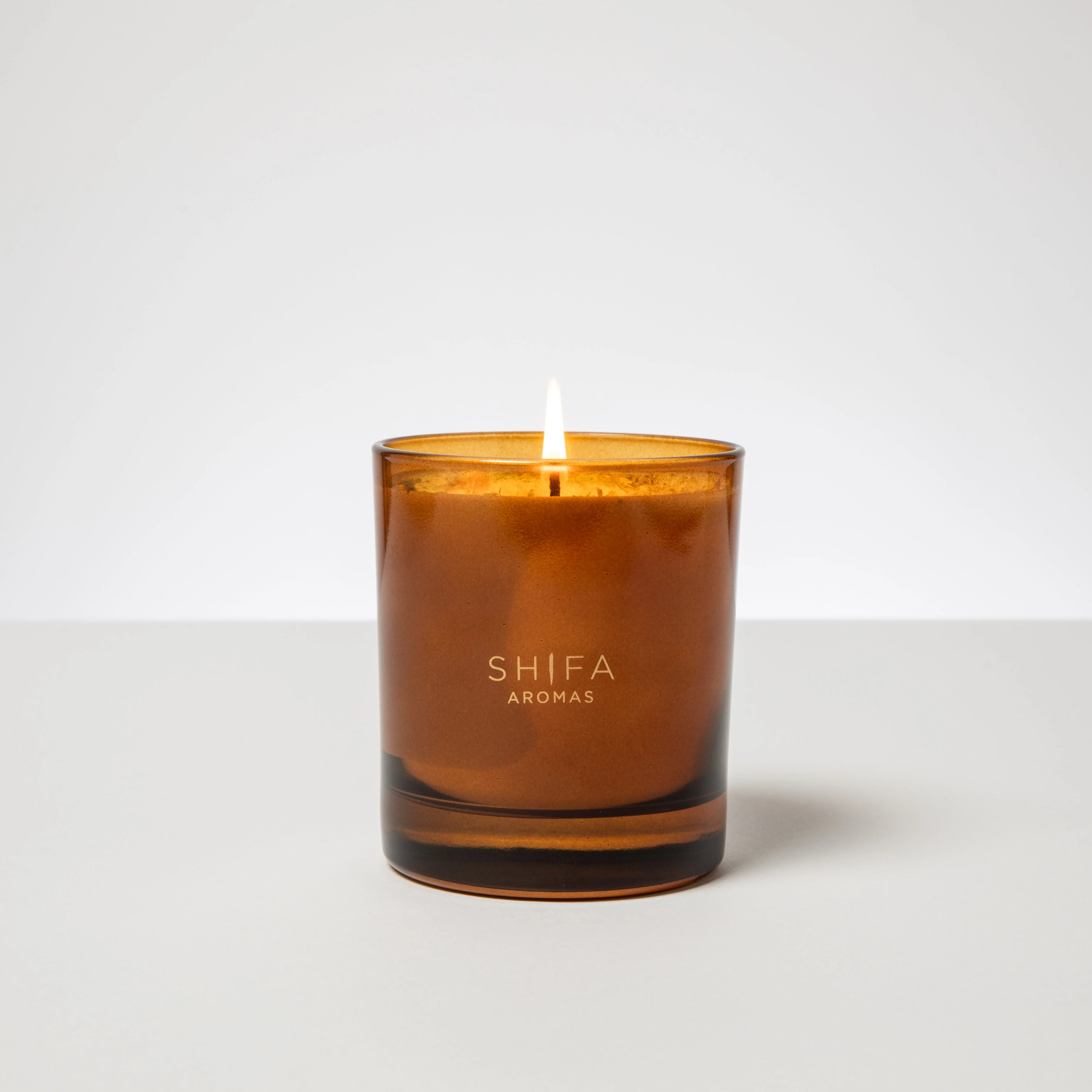White Bloom - Essential Oil Glass Candle | Jasmine, Petitgrain and Ylang | Shifa Aromas - Image 3