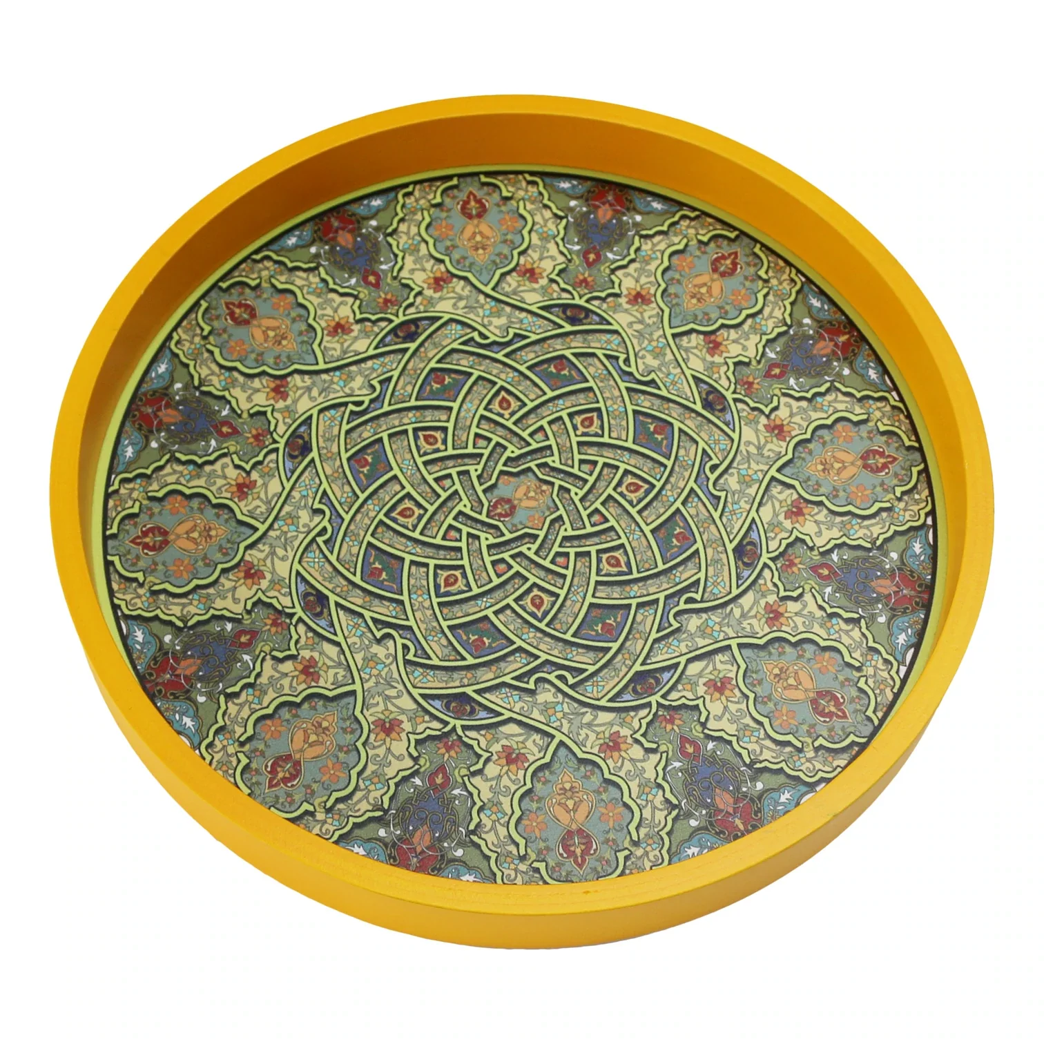 Wooden Twin Section Eid & Ramadan Food Serving Tray - Image 4